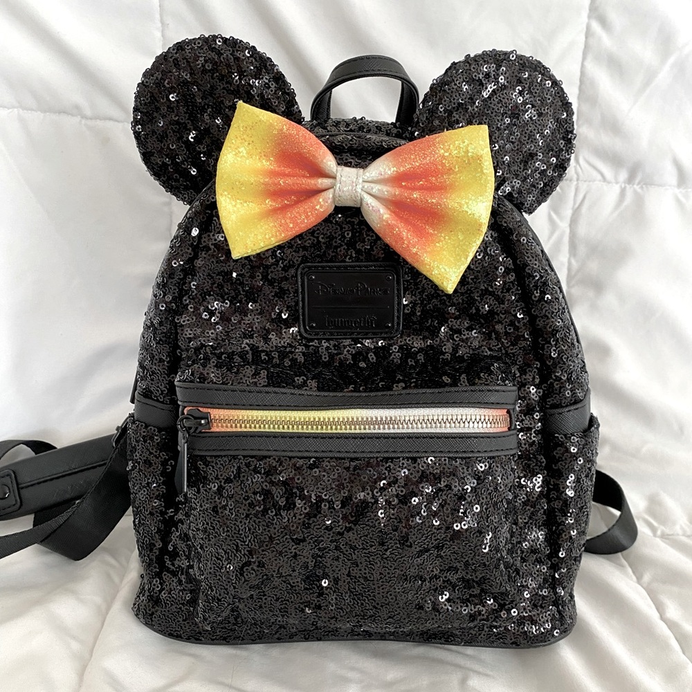 Disney Parks Loungefly candy corn mini backpack